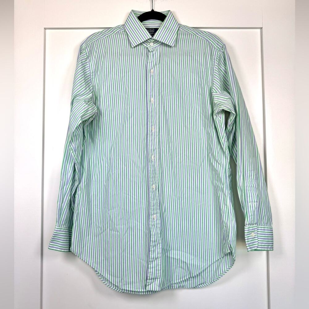 Polo By Ralph Lauren Men’s Regent Classic Fit Button Down Shirt Sz 15-32